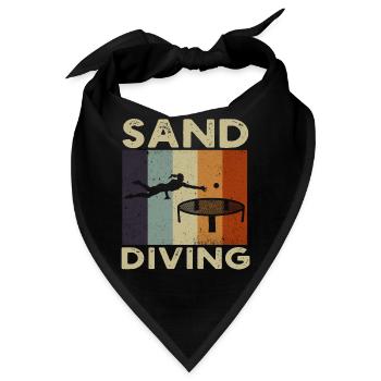 Spike Ball Roundnet Strandspiel - Bandana - Schwarz - Vorne