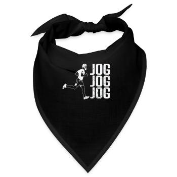 Jogging Joggen - Bandana - Schwarz - Vorne