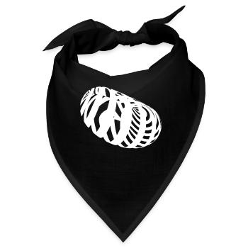 Optische Täuschung Illusion Wahrnehmung - Bandana - Schwarz - Vorne