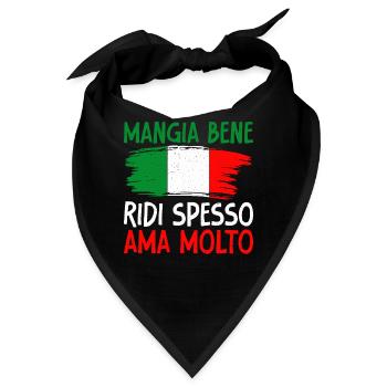 Italian Food Gifts - Bandana - Schwarz - Vorne