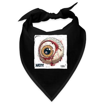 Ein gemeines ekliges Auge - Bandana - Schwarz - Vorne