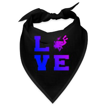 Diver Damen Scuba Taucher Scuba Diver Scuba Tauche - Bandana - Schwarz - Vorne