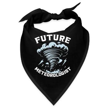 Wettervorhersage Für Zukünftige Meteorologen Für - Bandana - Schwarz - Vorne