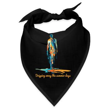 Heiße Tage Schmelzen Dahin - Bandana - Schwarz - Vorne