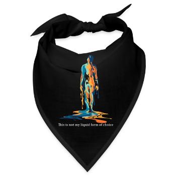 Heißes Wetter Ist Nicht Meine Wahl - Bandana - Schwarz - Vorne