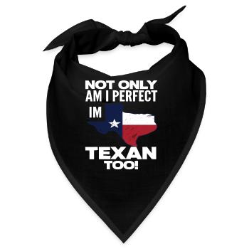 Texas Perfekt Texaner - Bandana - Schwarz - Vorne