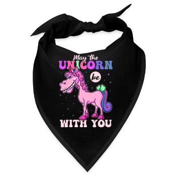 Lustiges, Fabelwesen, Dinosaurier, Lustiges - Bandana - Schwarz - Vorne