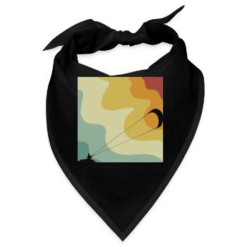 Kitesurfing - Bandana - Schwarz - Vorne