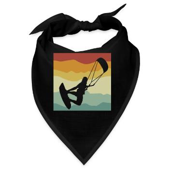 Kitesurfing - Bandana - Schwarz - Vorne
