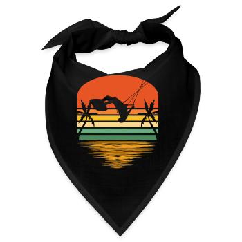 Kitesurfing - Bandana - Schwarz - Vorne