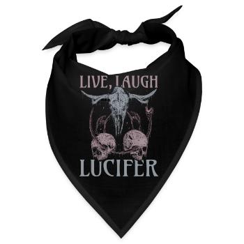Live Love Luzifer Goth Festival Death Metal - Bandana - Schwarz - Vorne