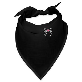 Aufklärung über Brustkrebs - Bandana - Schwarz - Vorne
