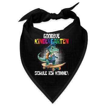 Schültüte Einschulung Dino Schulanfang - Bandana - Schwarz - Vorne