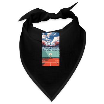 Street Basketball Träume > Realität - Bandana - Schwarz - Vorne
