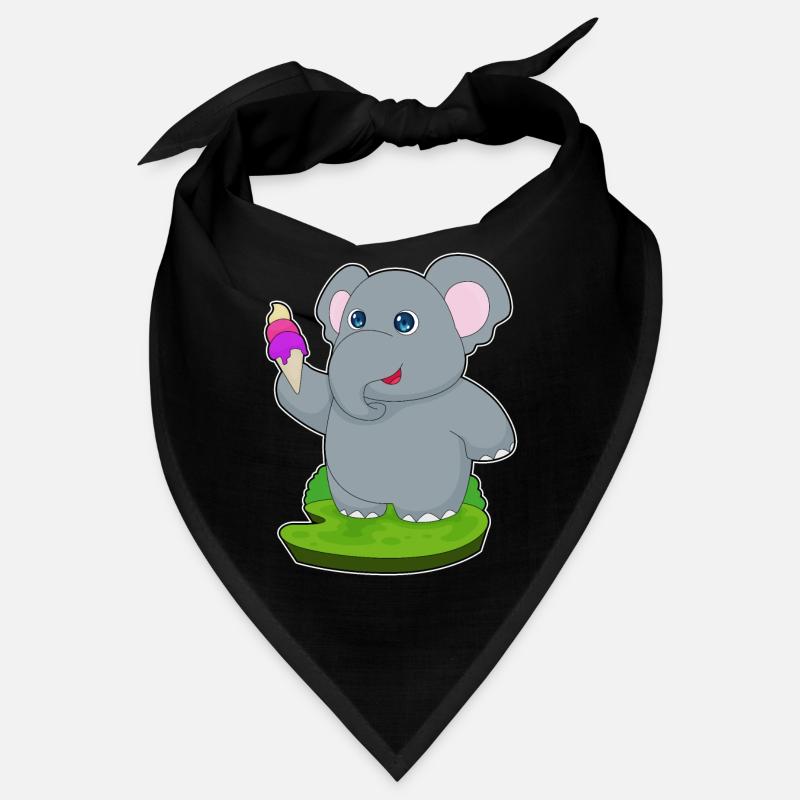 Elephant Waffle Ice Cream Bandana
