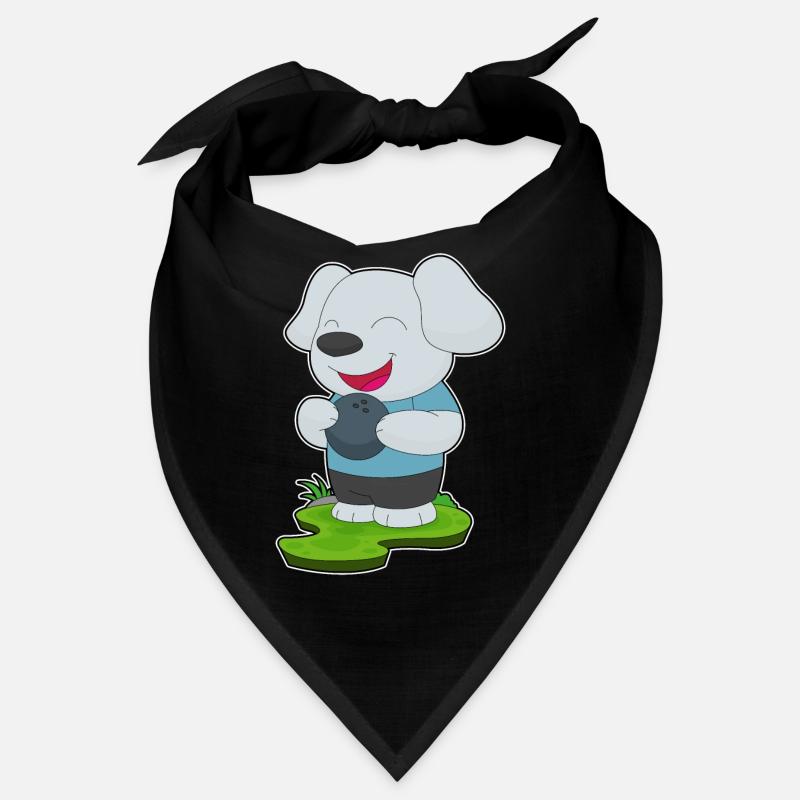 Hund Bowling Bowlingkugel Bandana
