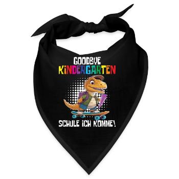 Schültüte Einschulung Dino Schulanfang - Bandana - Schwarz - Vorne