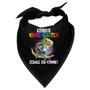 Schültüte Einschulung Dino Schulanfang - Bandana - Schwarz - Vorne