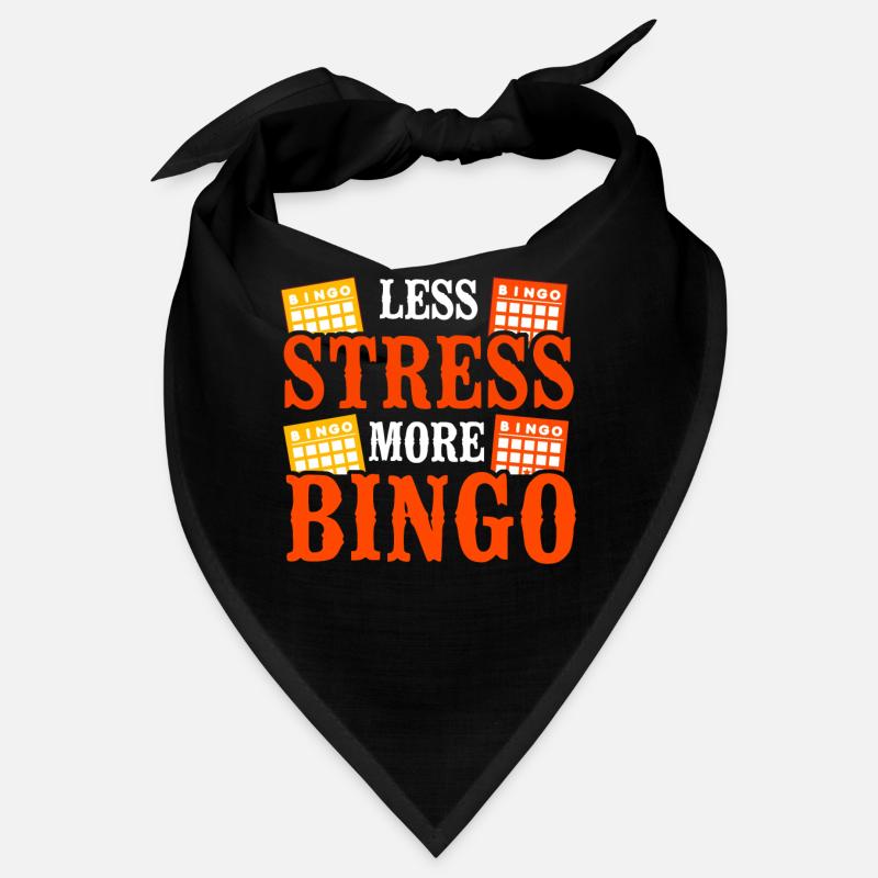 Joueur de bingo Moins de stress Plus Bandana