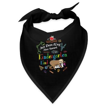 Aus Der Weg Hier Kommt Ein Kindergartenkind - Bandana - Schwarz - Vorne