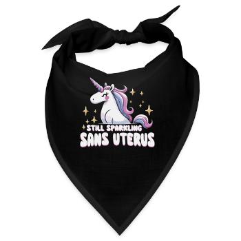 Hysterektomie-operation Zur Wiederherstellung Der - Bandana - Schwarz - Vorne