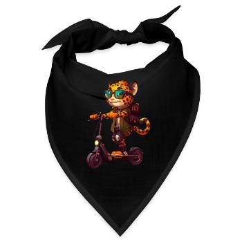 Ozelot Roller - Bandana - Schwarz - Vorne