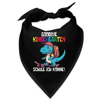 Schültüte Einschulung Dino Schulanfang - Bandana - Schwarz - Vorne