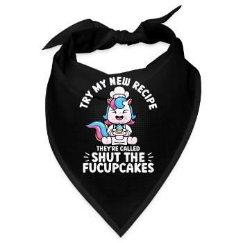 Cupcake - Bandana - Schwarz - Vorne