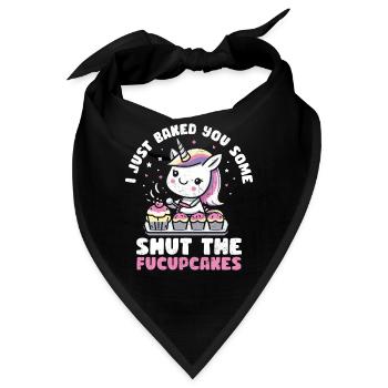 Cupcake - Bandana - Schwarz - Vorne