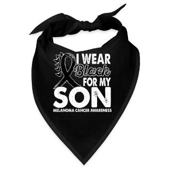 Tragen Sie Schwarz Für Den - Bandana - Schwarz - Vorne