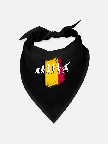 Belgium Belgique Belgie Belgium Brussels Football - Bandana - black - Front