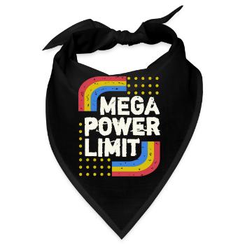 Mega Leistungslimit - Bandana - Schwarz - Vorne