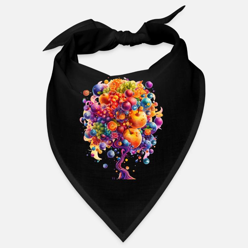 Colorful World Tree Blast Bandana