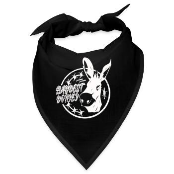Der schlimmste Esel - Bandana - Schwarz - Vorne