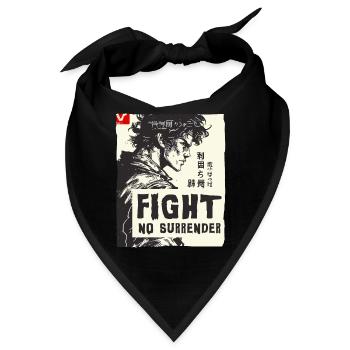 Asiatischer Kampf der Kampfkünste - Bandana - Schwarz - Vorne