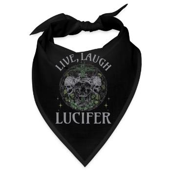 Live Love Luzifer Goth Festival Death Metal - Bandana - Schwarz - Vorne