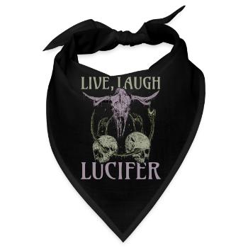 Live Love Luzifer Goth Festival Death Metal - Bandana - Schwarz - Vorne