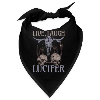 Live Love Luzifer Goth Festival Death Metal - Bandana - Schwarz - Vorne
