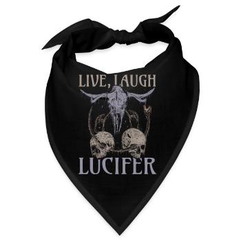 Live Love Luzifer Goth Festival Death Metal - Bandana - Schwarz - Vorne
