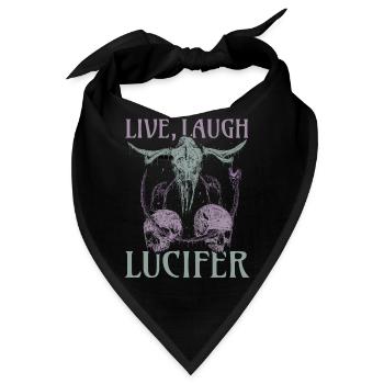 Live Love Luzifer Goth Festival Death Metal - Bandana - Schwarz - Vorne