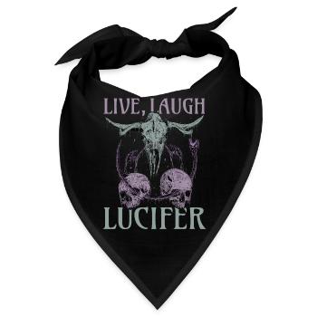 Live Love Luzifer Goth Festival Death Metal - Bandana - Schwarz - Vorne