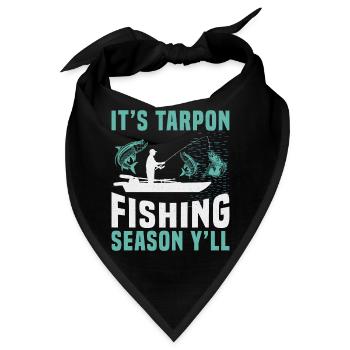 Es Ist Tarpon-angelsaison Ihr Alle - Bandana - Schwarz - Vorne
