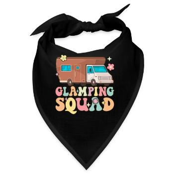 Glamping Kader Elegant Frech Groovy Rv Glamping Gl - Bandana - Schwarz - Vorne