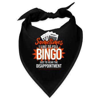 Bingo Player Sometimes I Like To - Bandana - Schwarz - Vorne