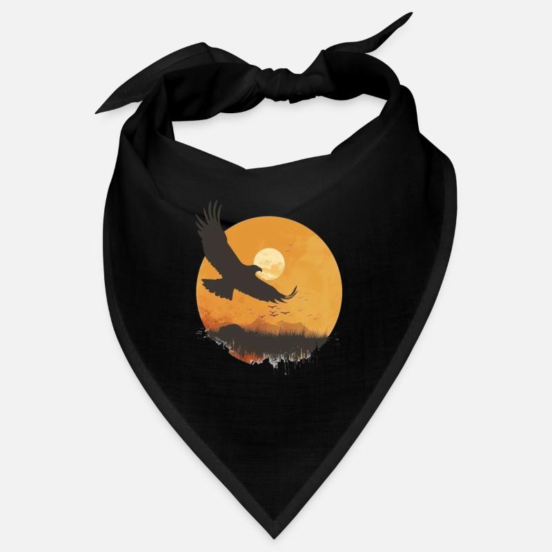 Majestic eagle in sunset Bandana
