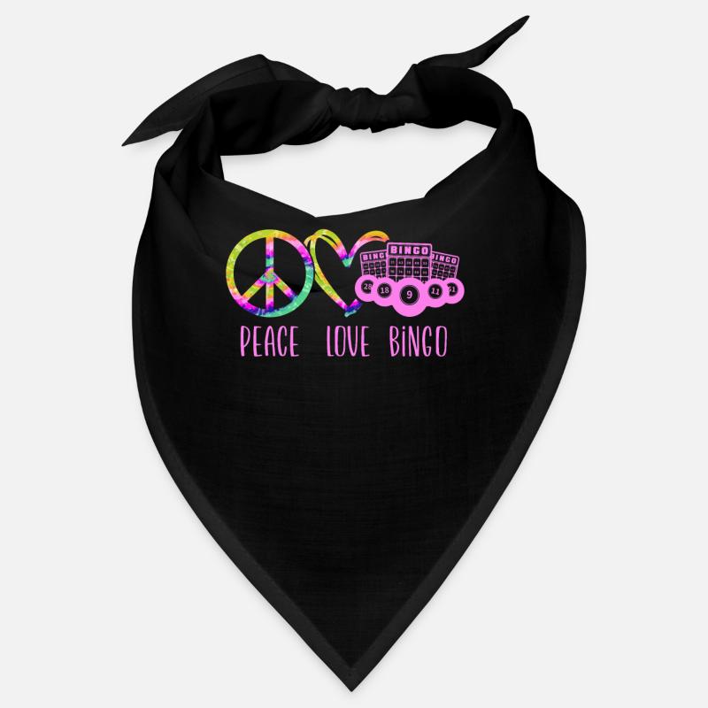 Bingo Player Peace Love Bingo Bandana