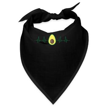 Avocado - Bandana - Schwarz - Vorne
