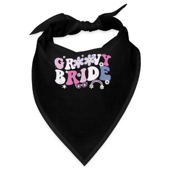 Junggesellin - Bandana - Schwarz - Vorne