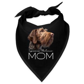 Spinone Italiano Mama - Bandana - Schwarz - Vorne