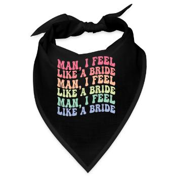 Junggeselle Jungesellenabschied - Bandana - Schwarz - Vorne